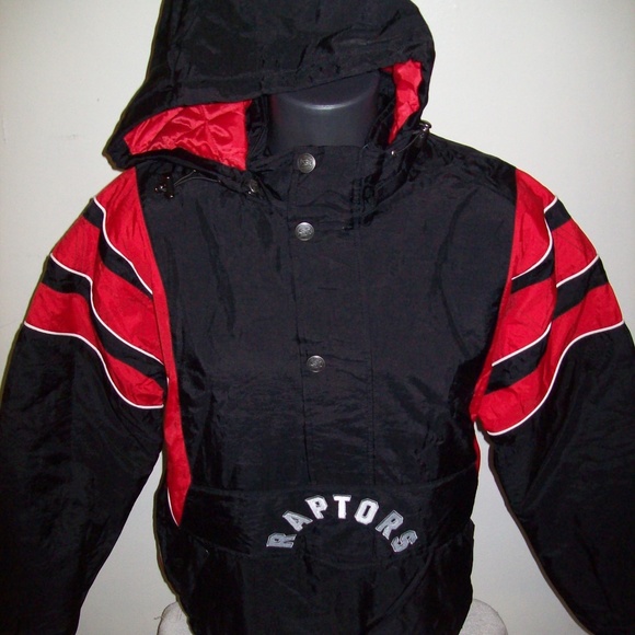 TORONTO RAPTORS STARTER Half Zip Pull Over Jacket - Picture 4 of 8